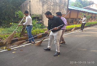 Cleaning Powai Campus