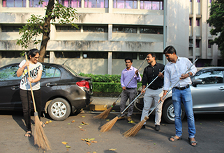 Cleaning Powai Campus