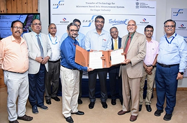 Technology transfer of microwave based brix measurement system to sugar industry